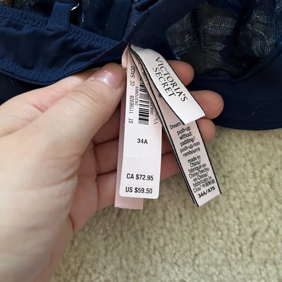 NWT! Victoria's Secret DREAM ANGELS Wicked Unlined Balconette Bra - Picture 10 of 10